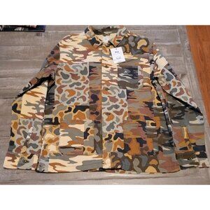 Free Assembly Jacket Boys Size XXL (18) Patchwork Camo Chore Jacket New With Tag